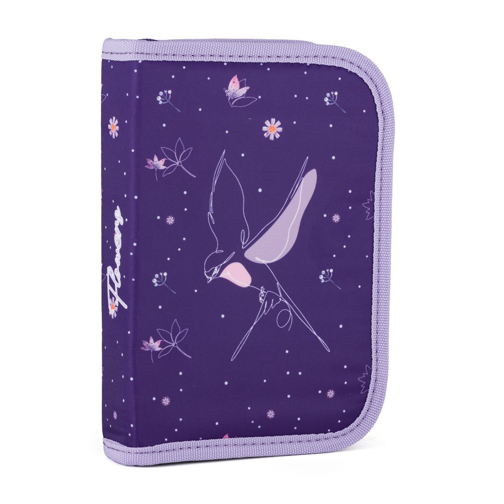 Penál 1 p. 2 chlopně, prázdný Flowers